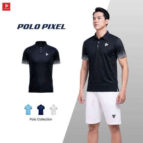 Áo Polo Just Play Pixel