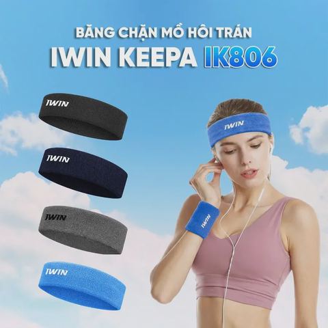 Băng Chặn Mồ Hôi TRÁN iWin Keepa IK806
