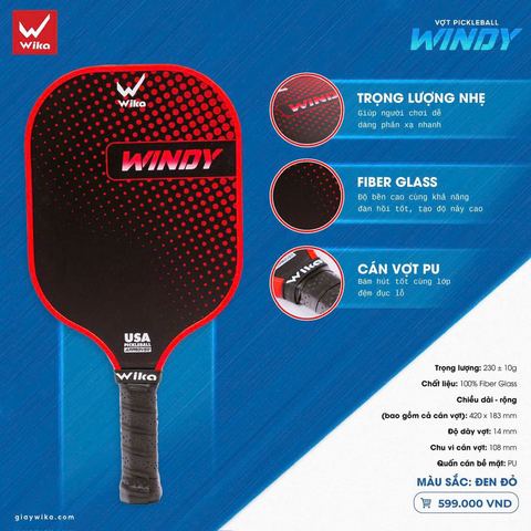 Vợt Pickleball Wika Windy